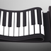 Hand roll piano 61 key folding piano thickening hand feel portable roll piano beginner keyboard