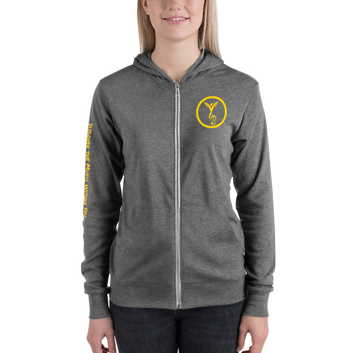 Unisex zip hoodie